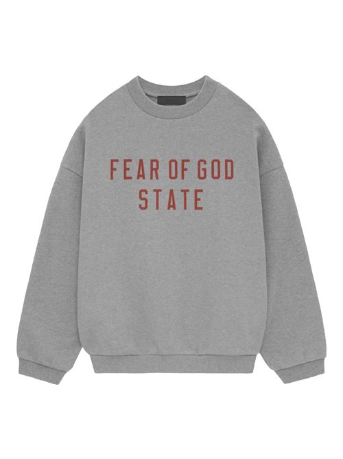 L'Essentials Fleece Crewneck grigia Fear of God | 192BT246261FDARK HEATHER